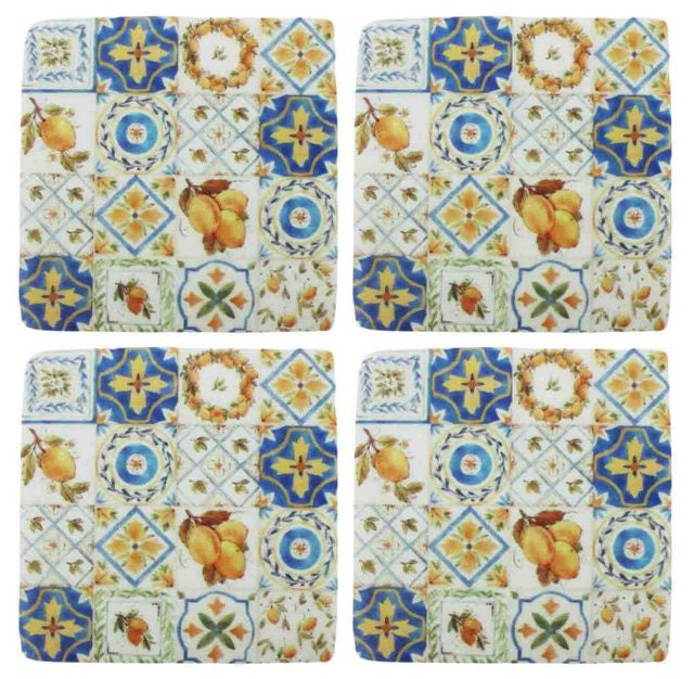 Lemon Tile Coasters