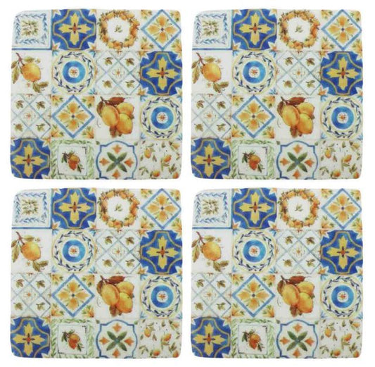 Lemon Tile Coasters