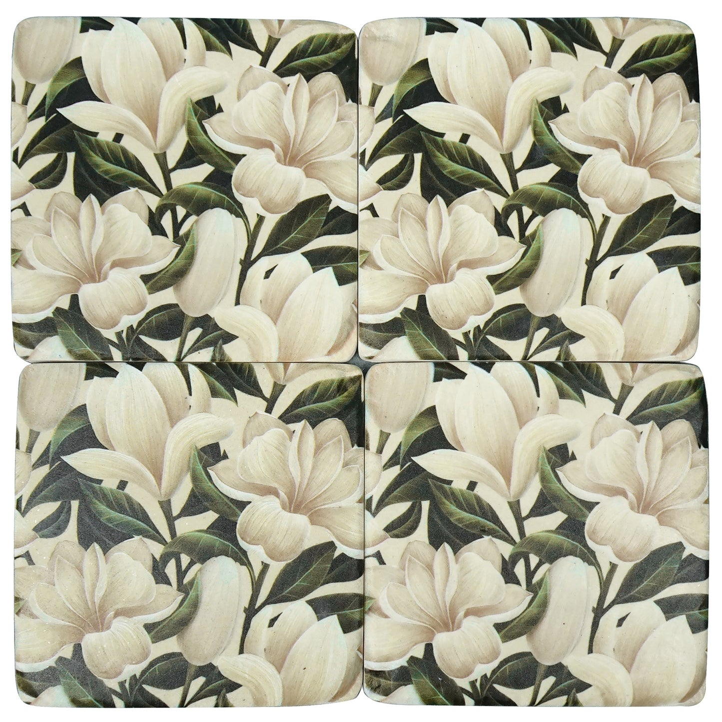 Petal-Tial Resin Coasters