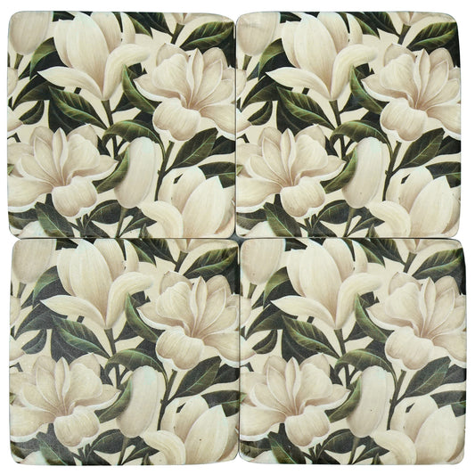 Petal-Tial Resin Coasters