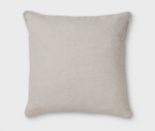 Casey Cream Textured Cushion 55cm