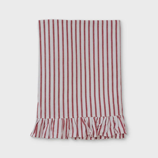 Tilly Red Stripe Tablecloth 150cm x 230cm