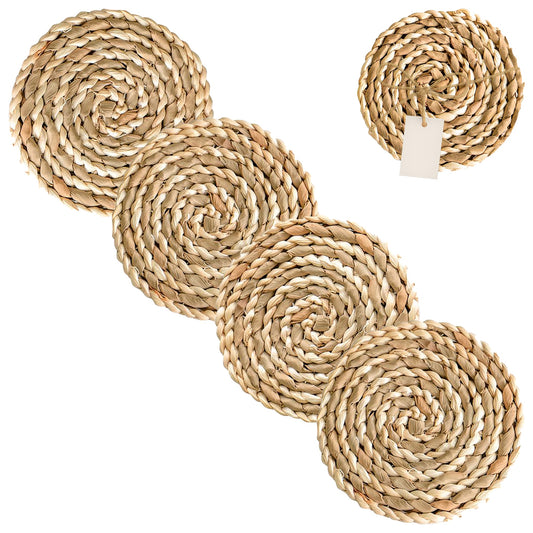 Natural Spiral Coasters S4