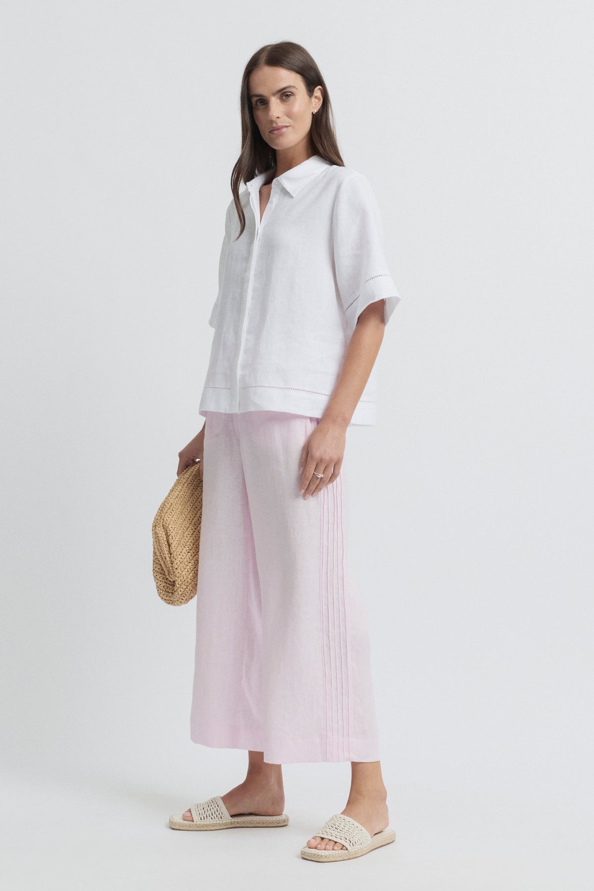 Tirari Lace Shirt - White
