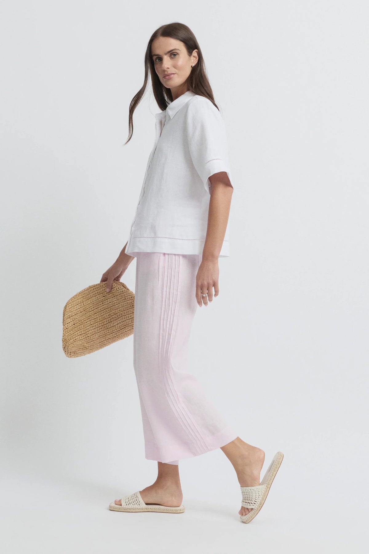 Tirari Pintuck Pants - Shell