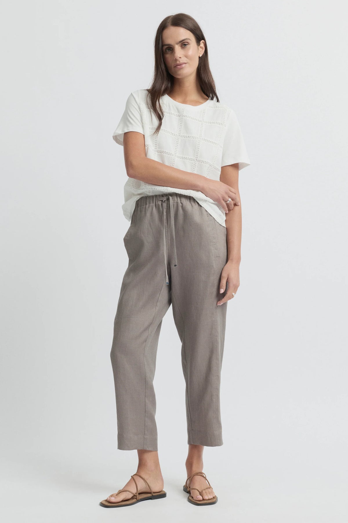Tirari Slim Pants - Earth