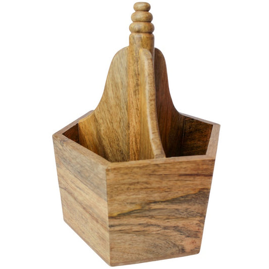 Mangowood Cutlery Caddy