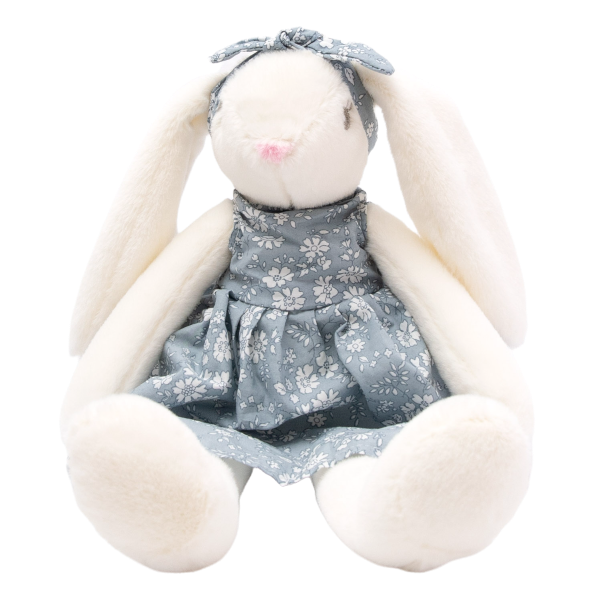 Lucy the Rabbit Doll - Blue dress