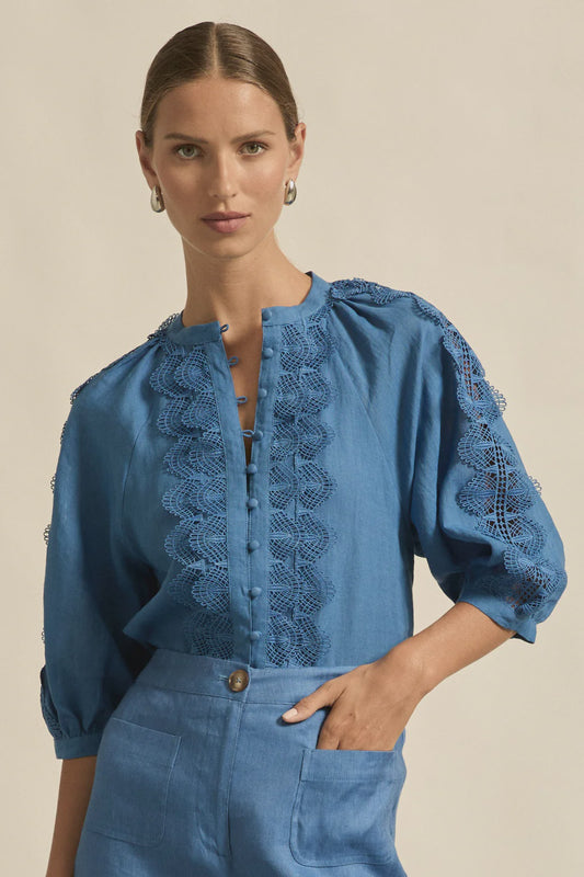 Zoe Kratzmann Bouquet Top - Shoreline