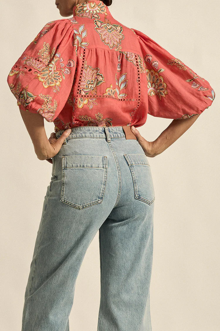 Zoe Kratzmann Caberet Top - Kgari Melon