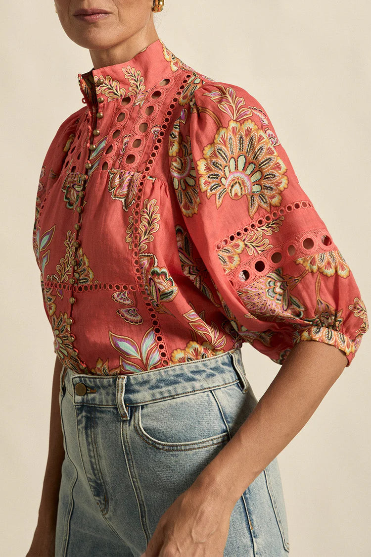 Zoe Kratzmann Caberet Top - Kgari Melon