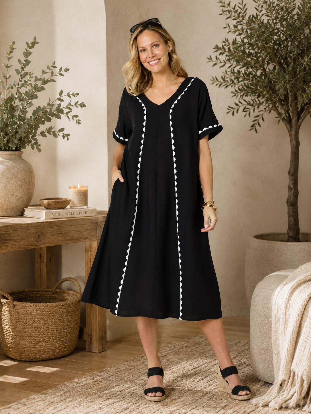 Del Mar Dress - Black