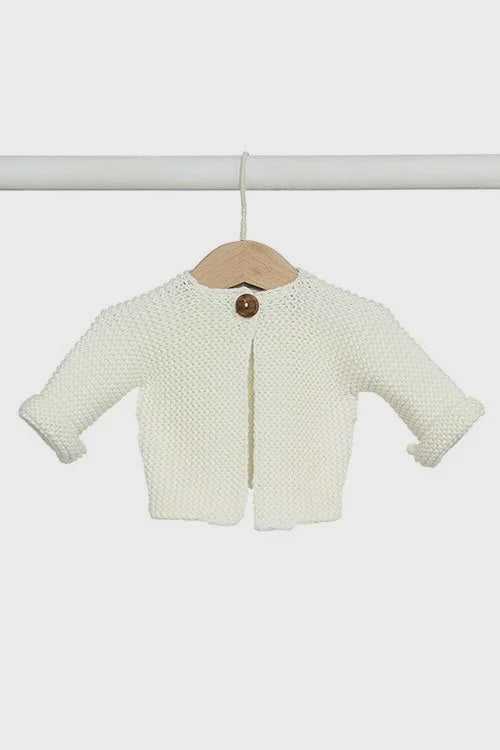 Elf Baby Cardi - Ivory