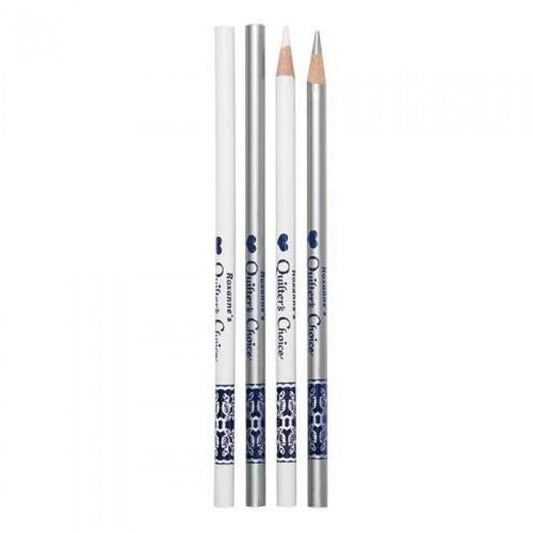 Roxanne Chalk Marking Pencils - Silver & White