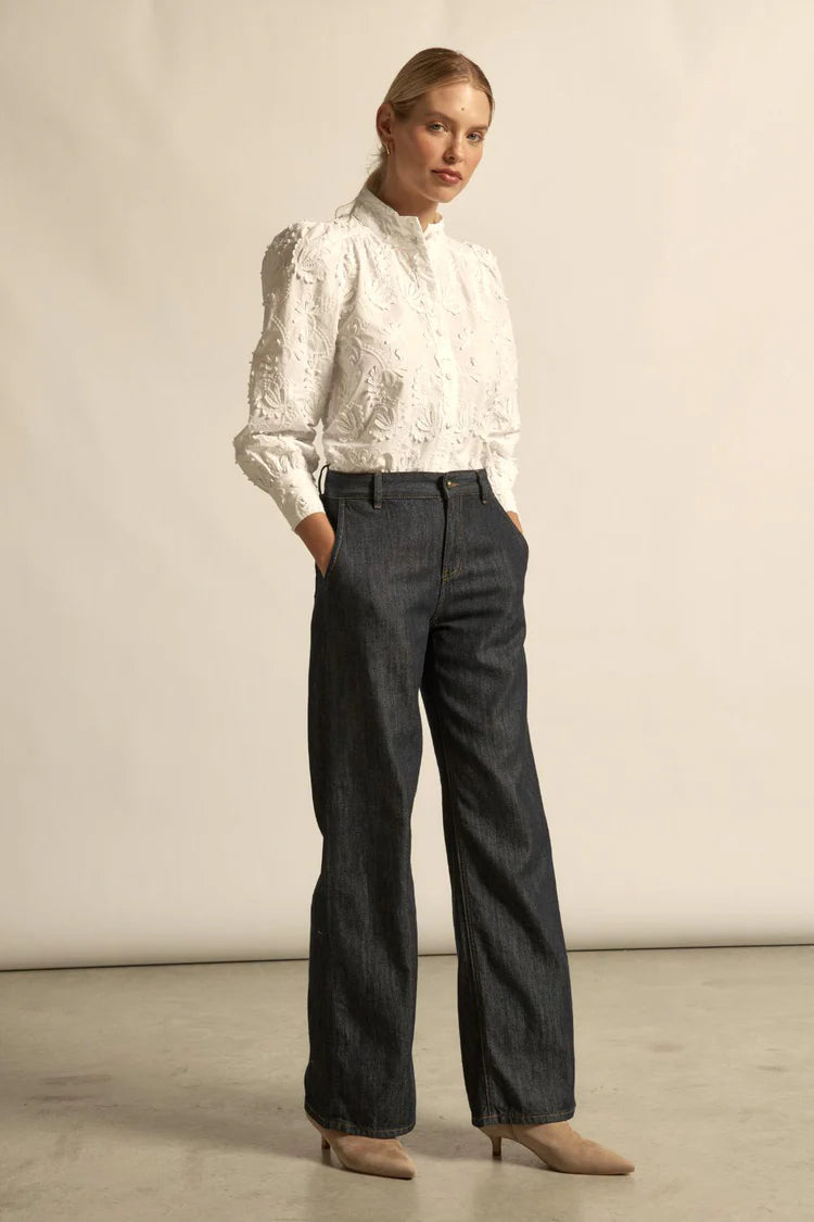 Zoe Kratzmann Fete Top - Porcelain