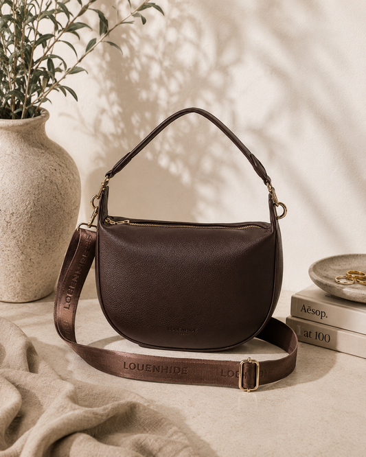 Georgina Shoulder Bag - Chocolate
