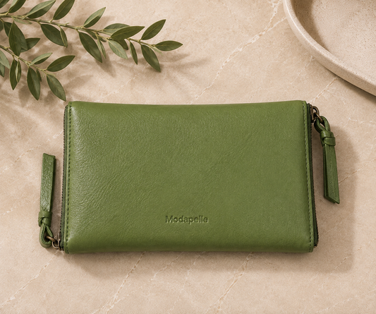 Leather Optical/Phone Case - Grass