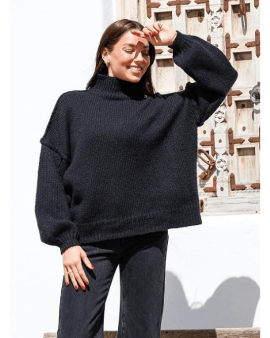 Janelle Knit Jumper -Black