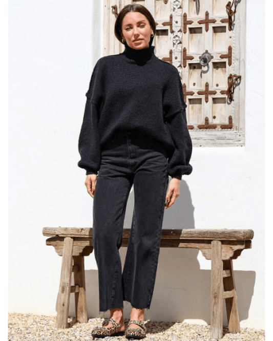 Janelle Knit Jumper -Black