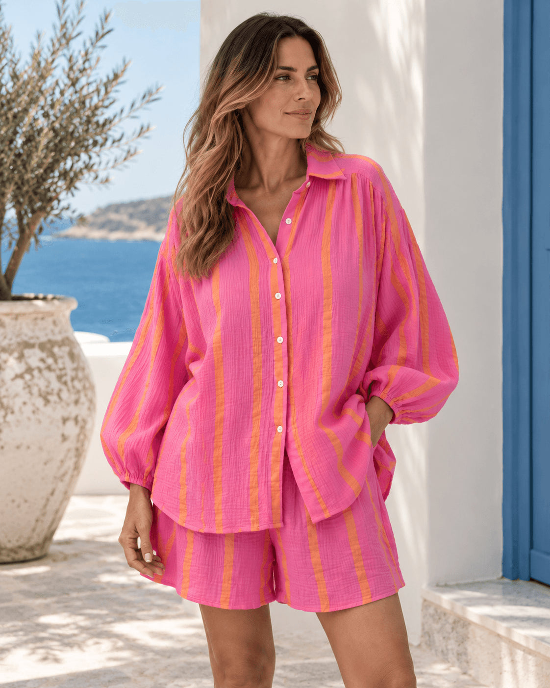 Magenta Shorts & Top Set