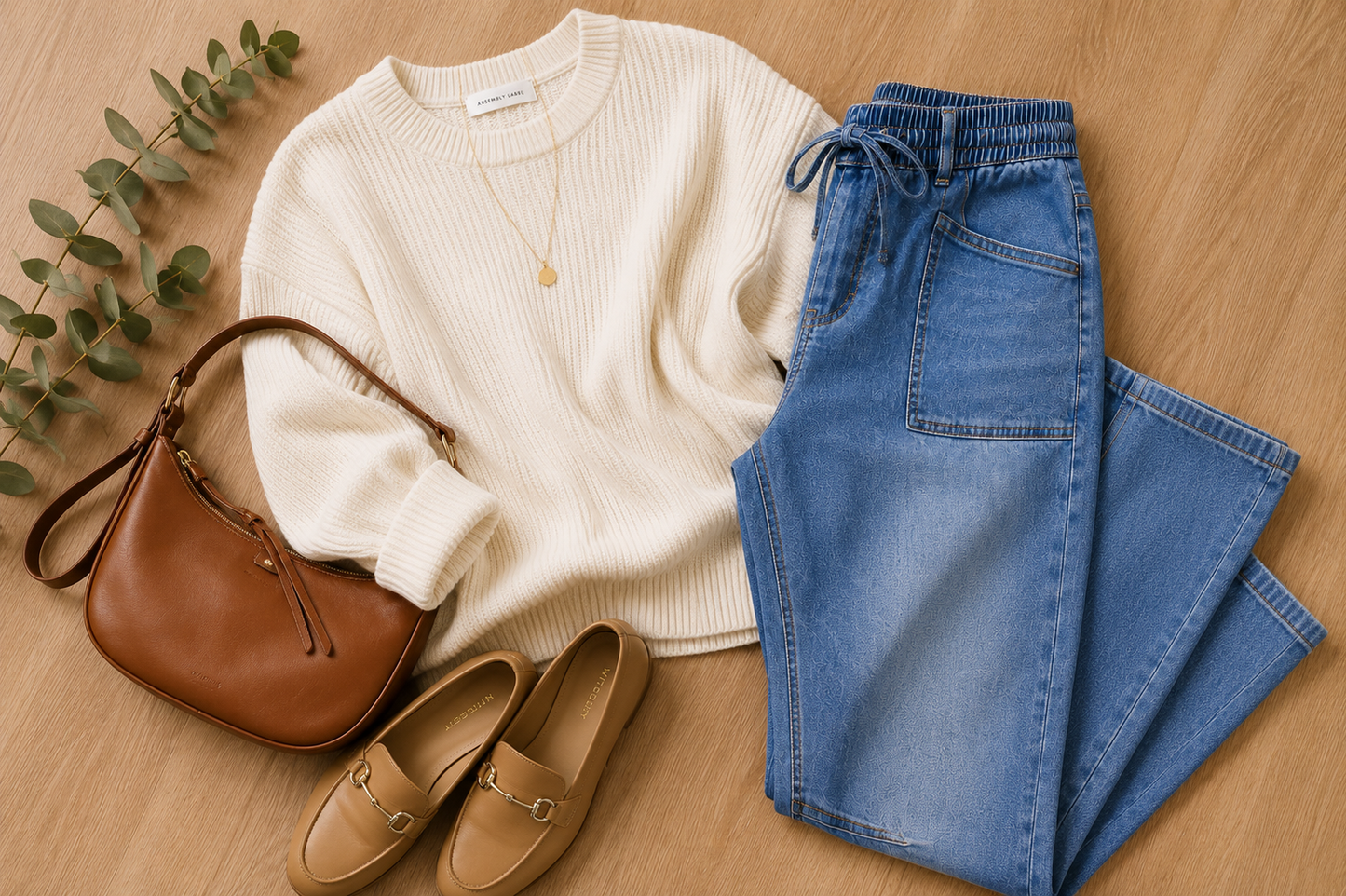 Leo Barrel Jean - Blue Denim