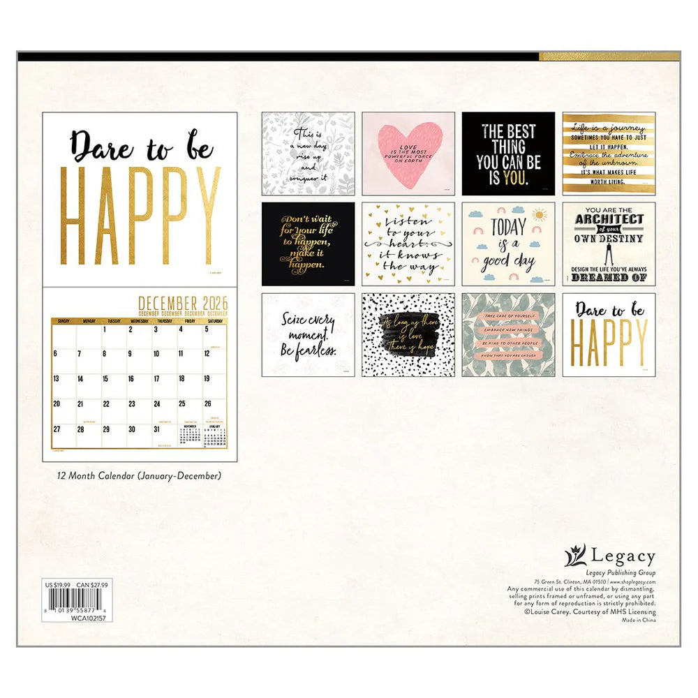 2026 Legacy Live, Laugh, Love Calendar