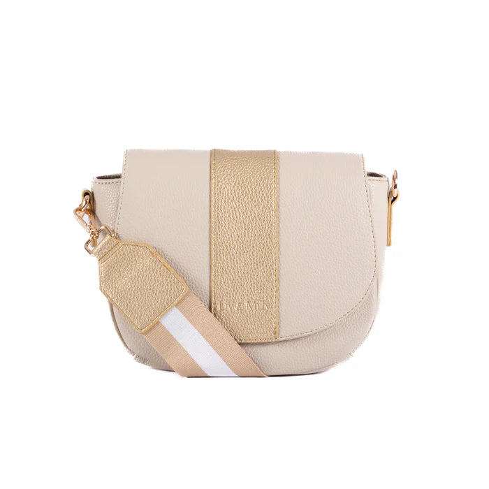 Lizzie Bag - Chalk/Gold