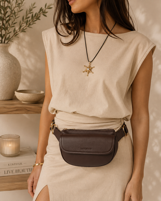 Lola Belt Bag - Chocolate