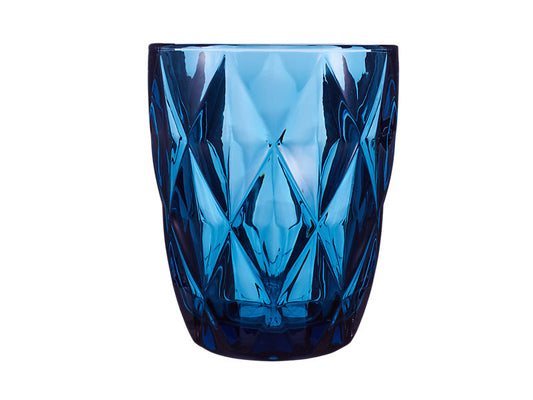 Deanna Double Old Fashion Glass 4pc Blue Gift Boxed