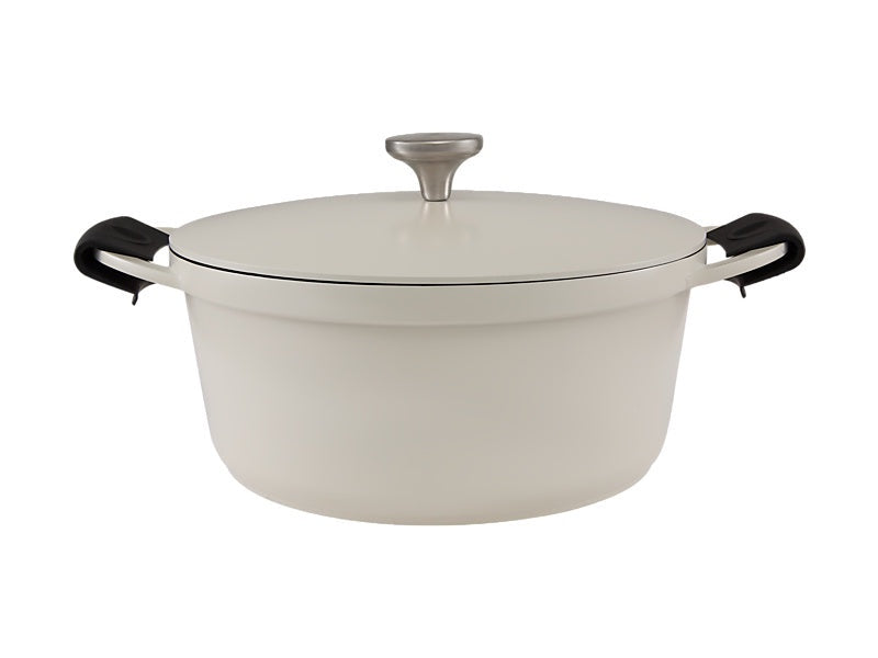 Cast Lite Non-Stick Casserole 28cm / 6.3L Ecru Gift Boxed