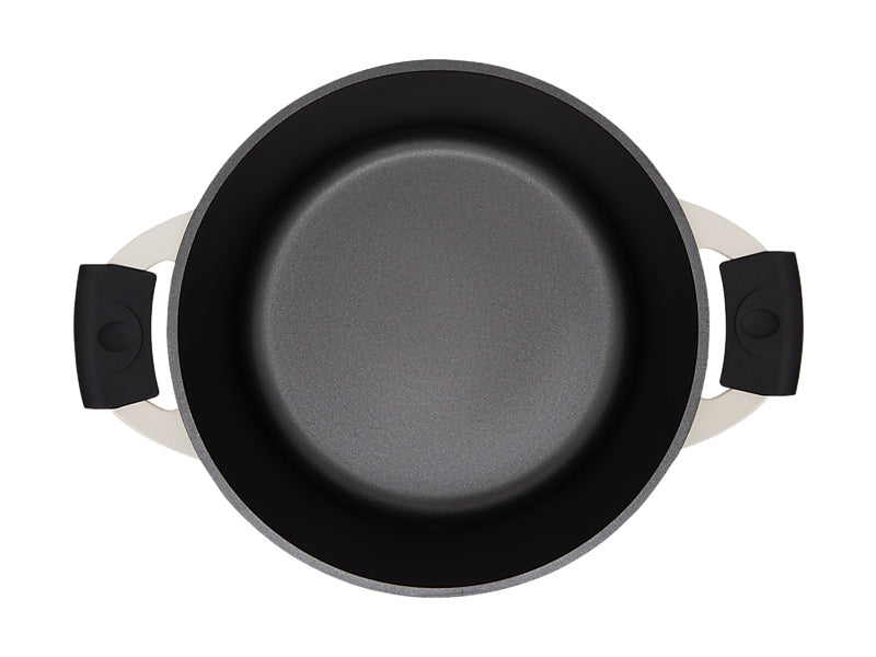 Cast Lite Non-Stick Casserole 28cm / 6.3L Ecru Gift Boxed
