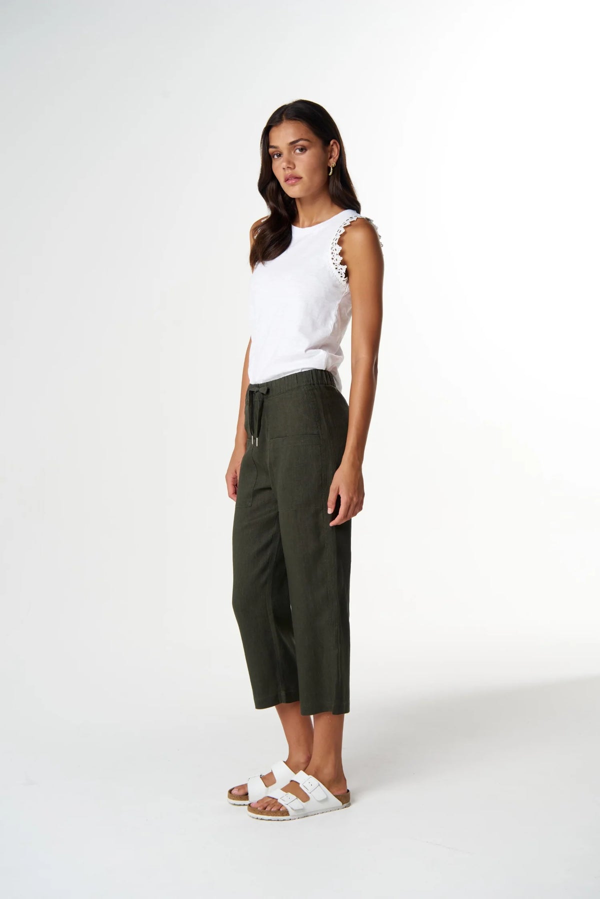 Sunday Pocket Pants - Thyme