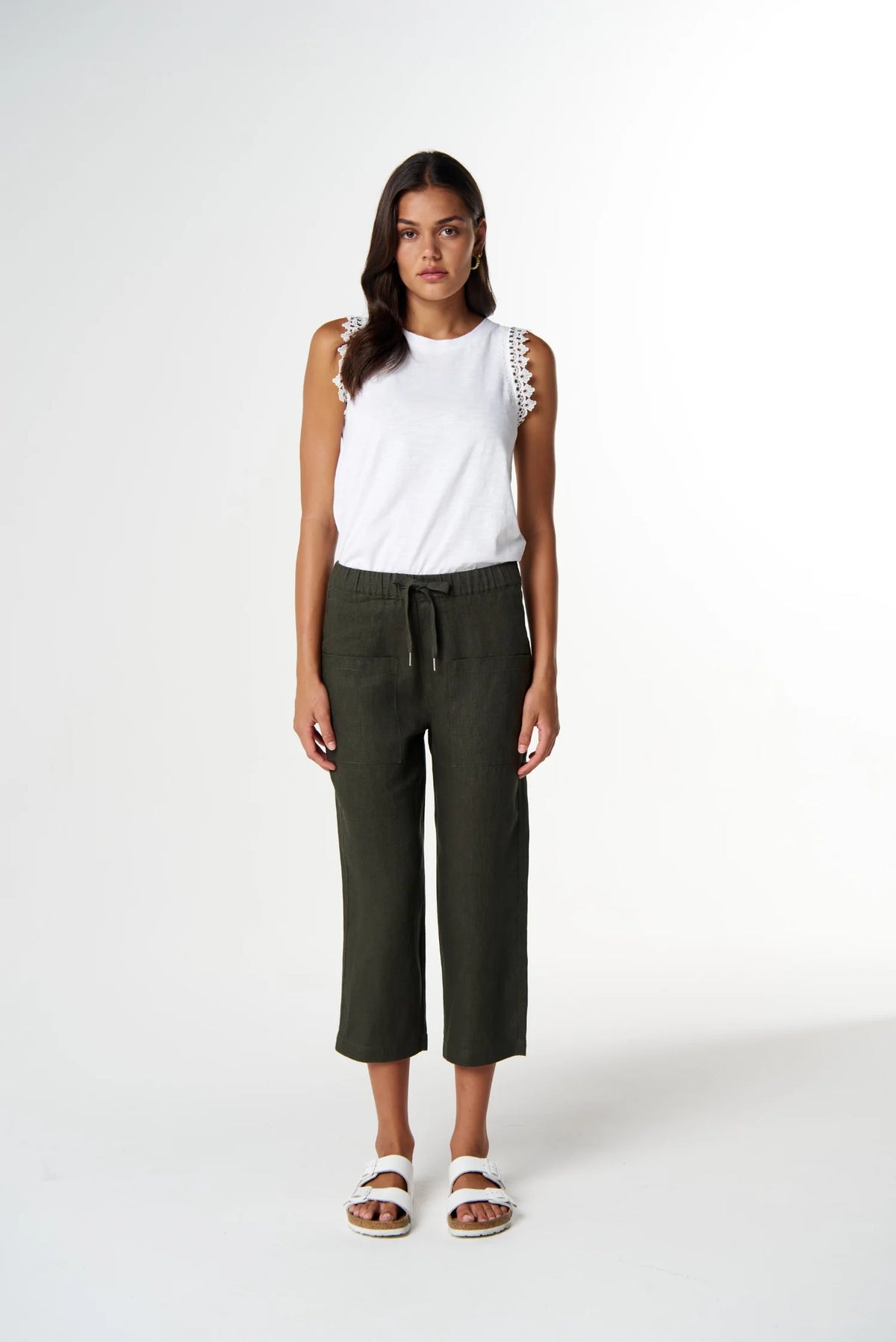 Sunday Pocket Pants - Thyme