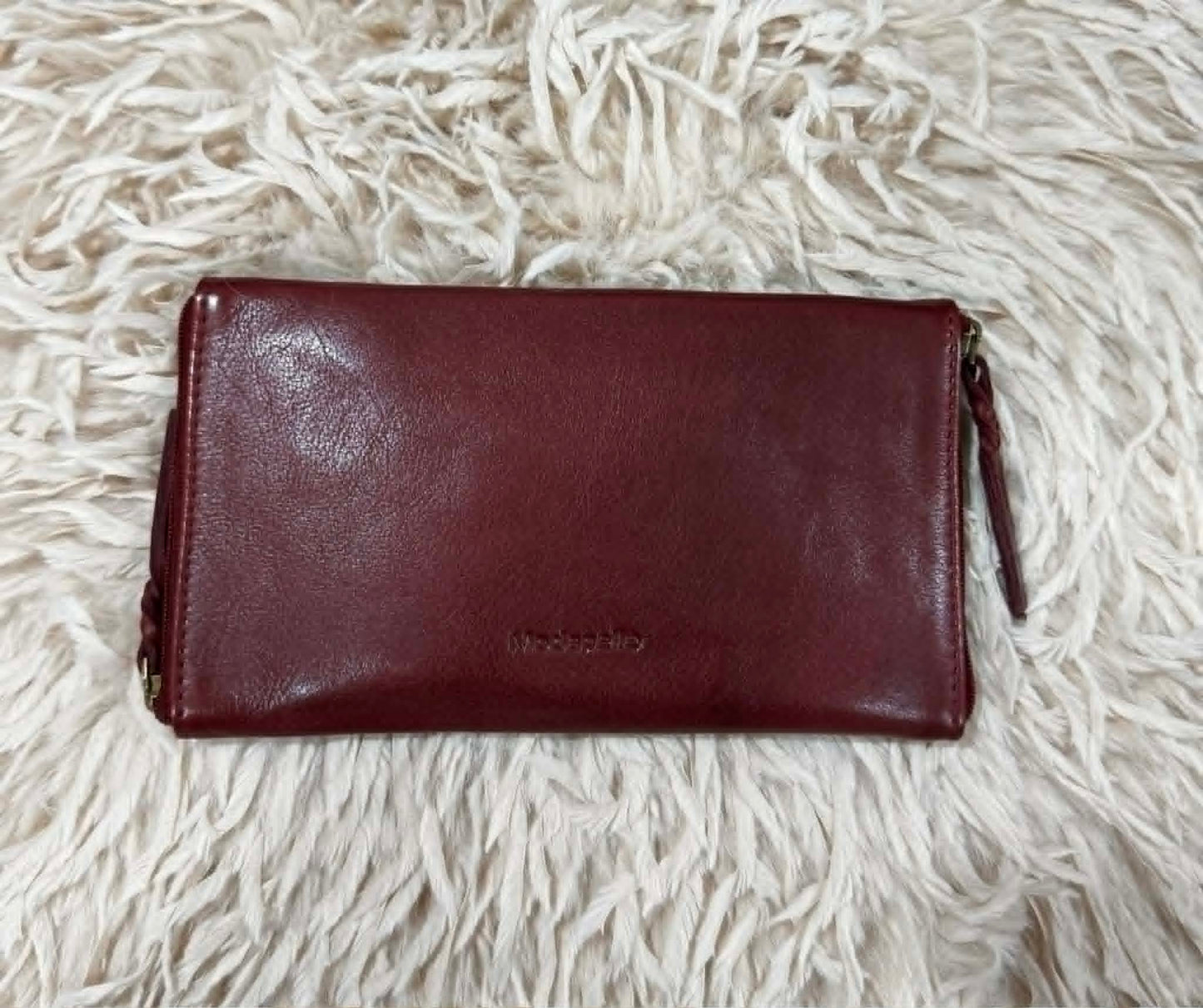 Leather Optical/Phone Case - Oxblood