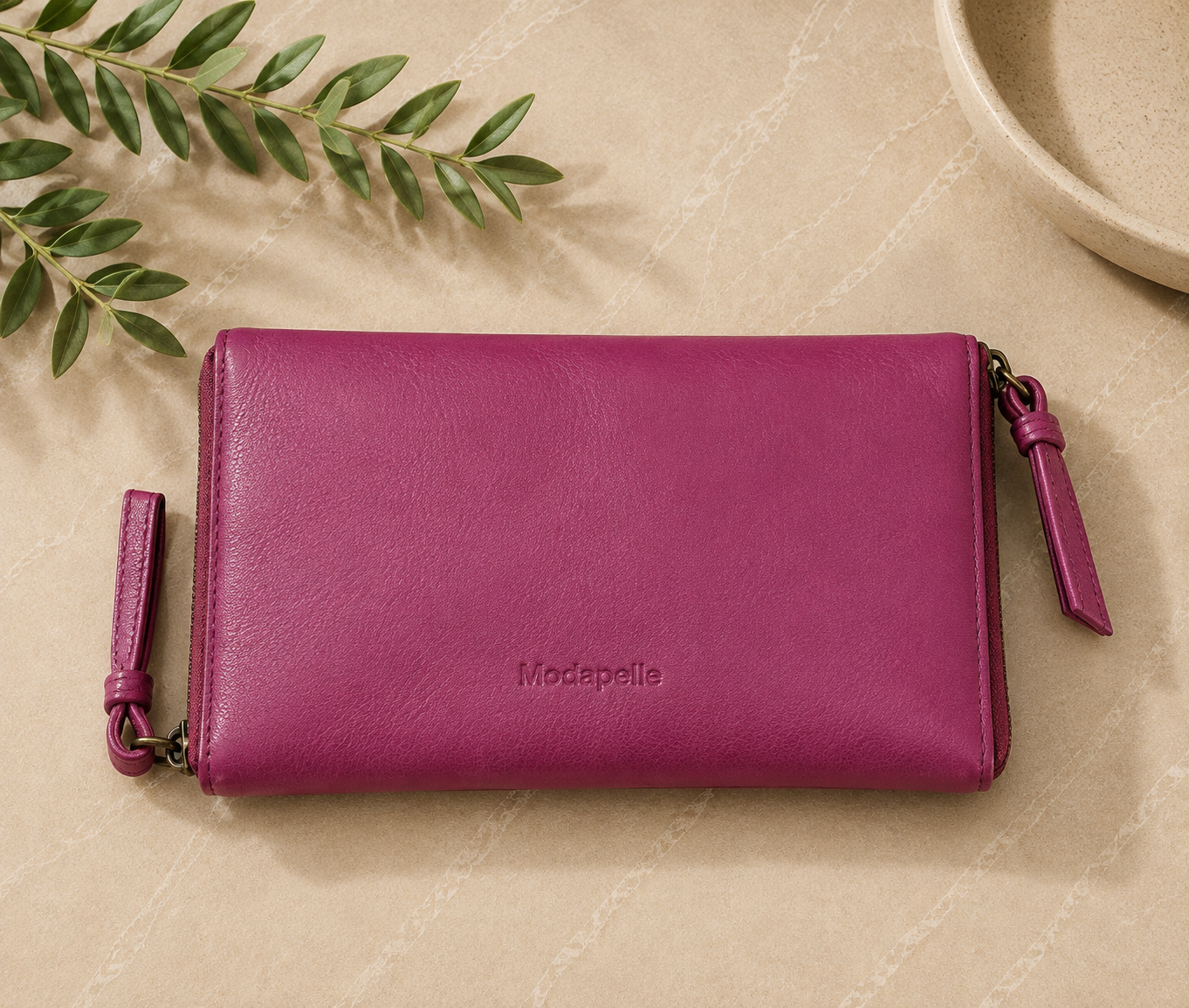 Leather Optical/Phone Case - Pink