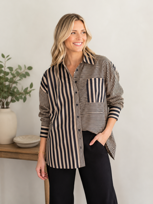 Reggie Large Stripe Shirt