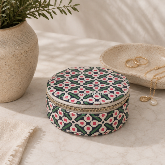 Sisco Jewellery Box - Retro Olive