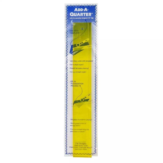 Add-A-Quarter Ruler 12"