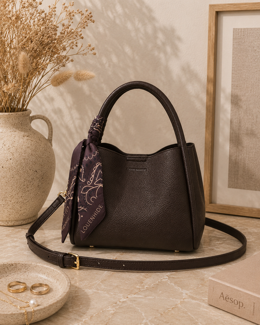 Steffie Mini Tote Bag - Chocolate