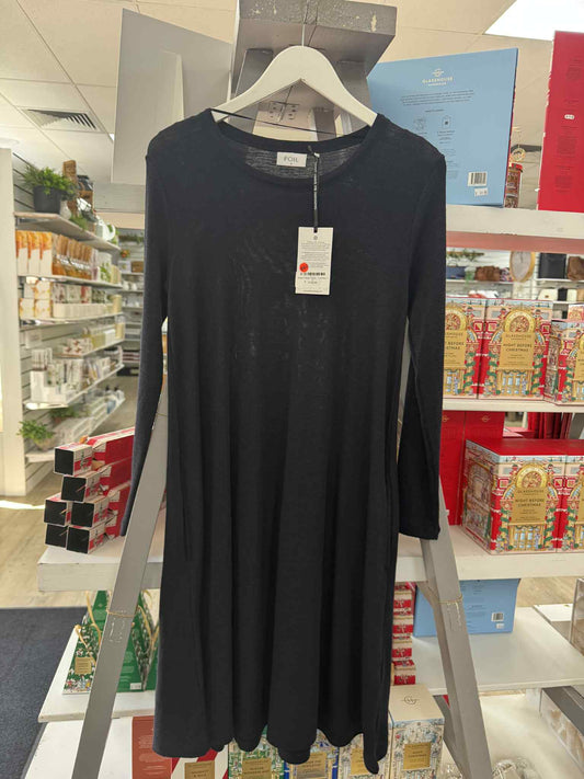 Shear Delight Dress - True Navy