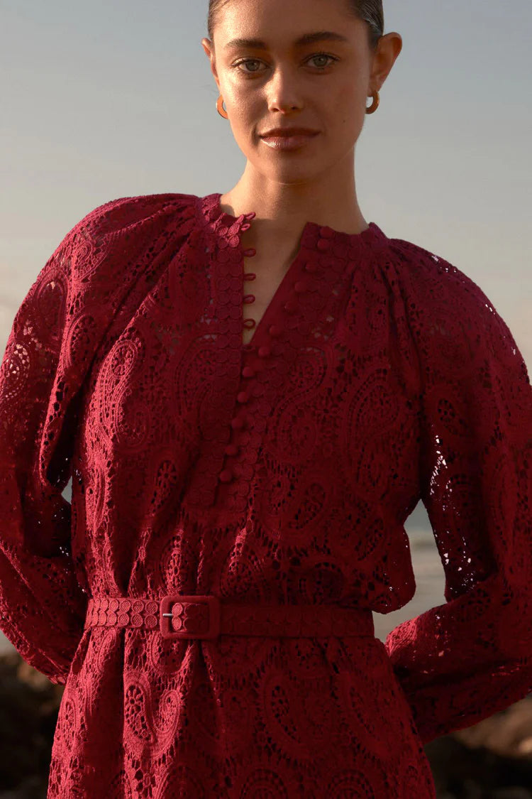 Zoe Kratmann Sonnet Dress - Raspberry