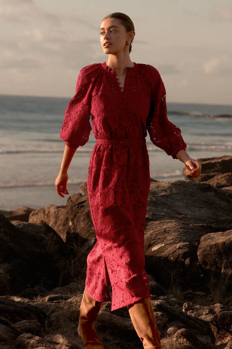 Zoe Kratmann Sonnet Dress - Raspberry