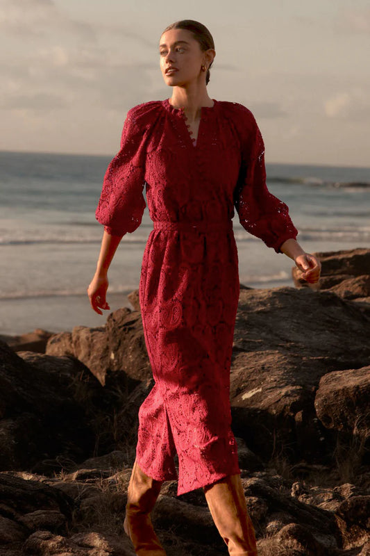 Zoe Kratmann Sonnet Dress - Raspberry