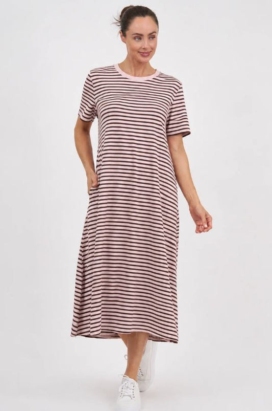 Essential Dress Pink/Choc