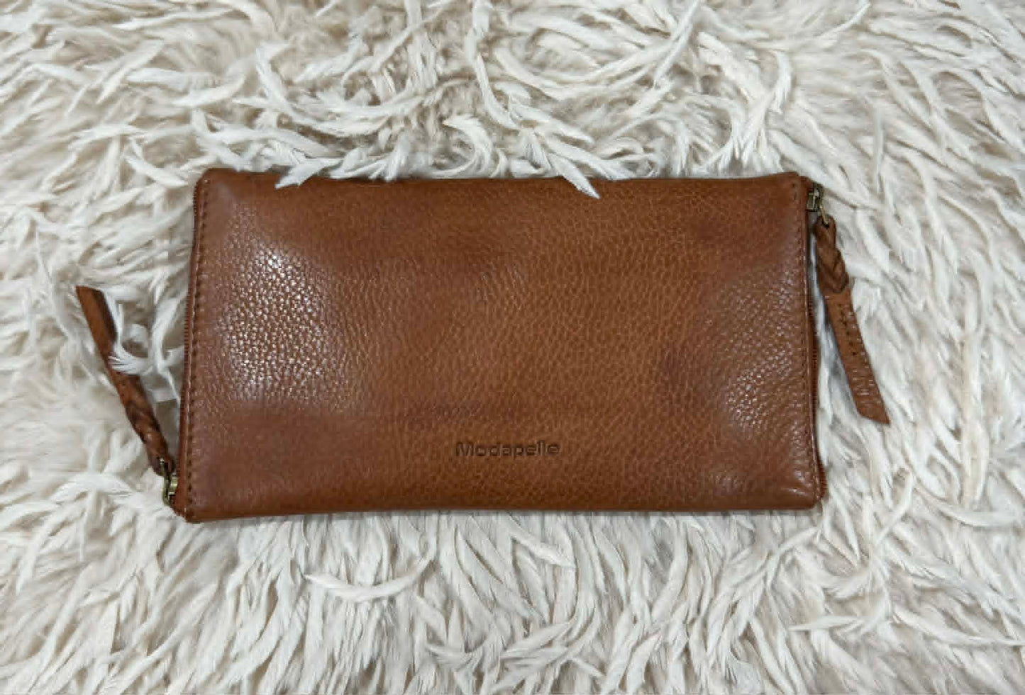 Leather Optical/Phone Case - Tan