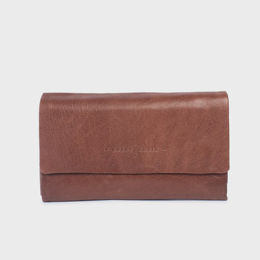 Rose Purse - Brown