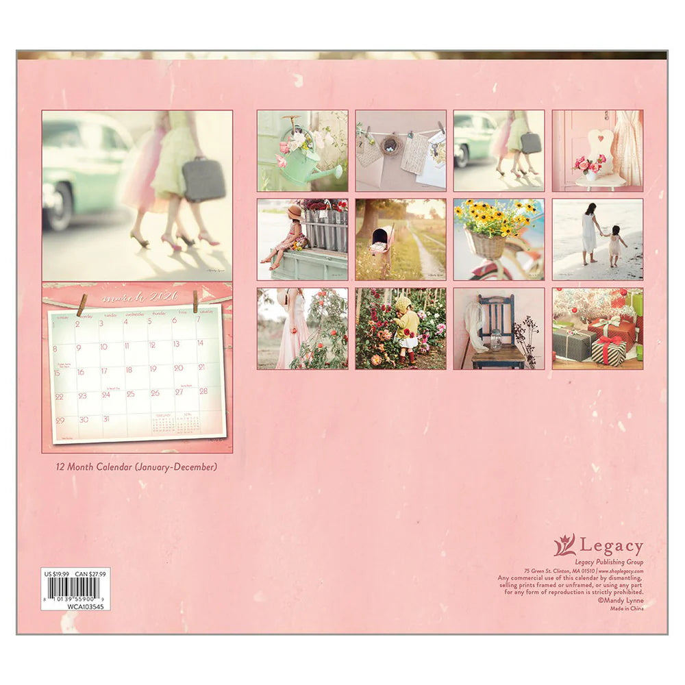 2026 Legacy Vintage Pink Calendar