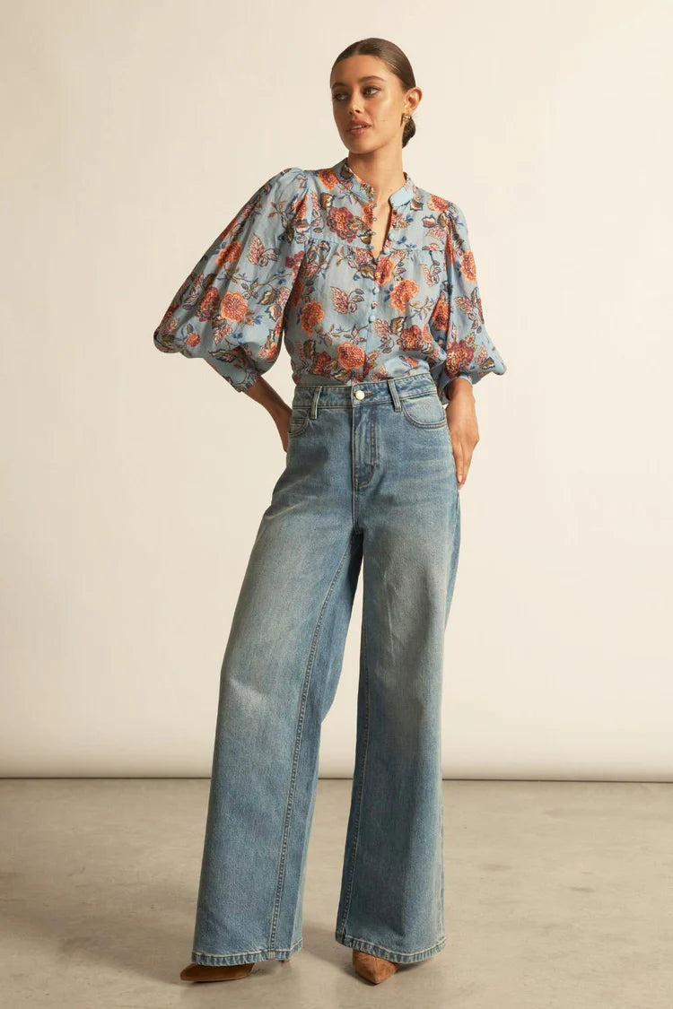 Zoe Kratzmann Vista Top - Twilight Bloom