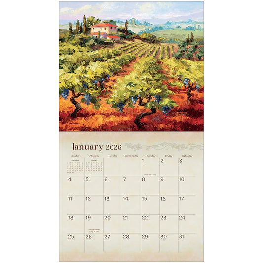 2026 Legacy Wine Country Calendar