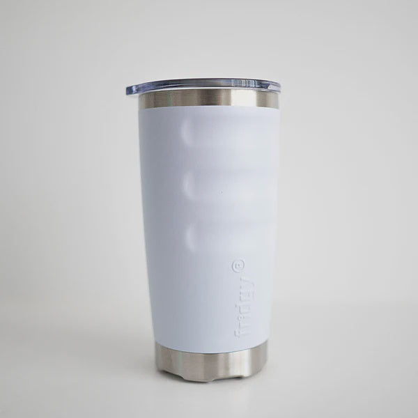 Fridgy 600ml Tumbler Grip Range - Arctic White